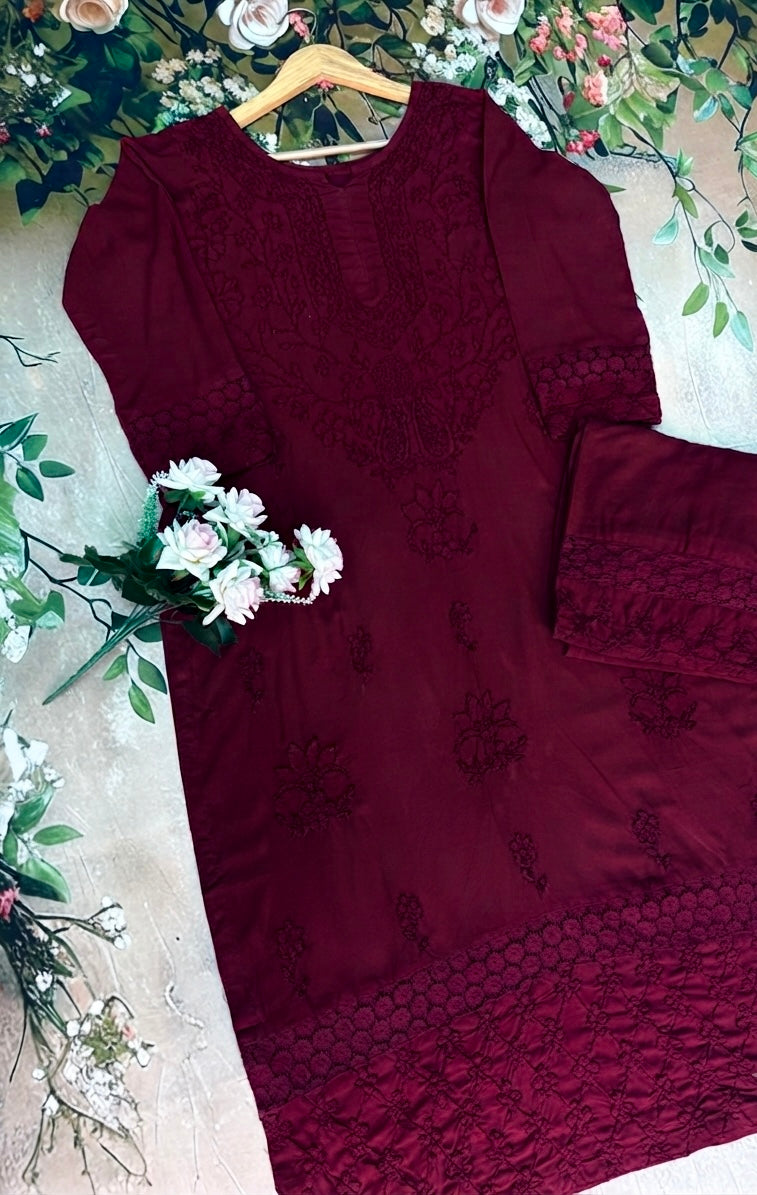Nazakat Raha Authentic Lucknowi Kurta Set