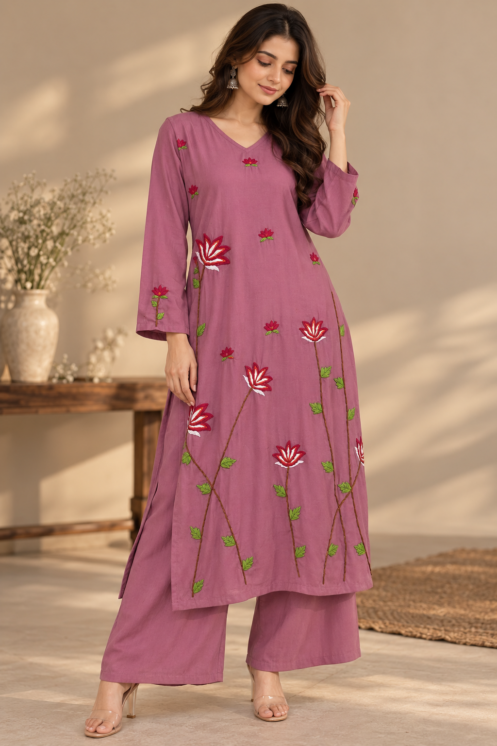 Jagmag Bloom Kurta Set