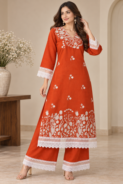 Marigold Bloom Kurta Set