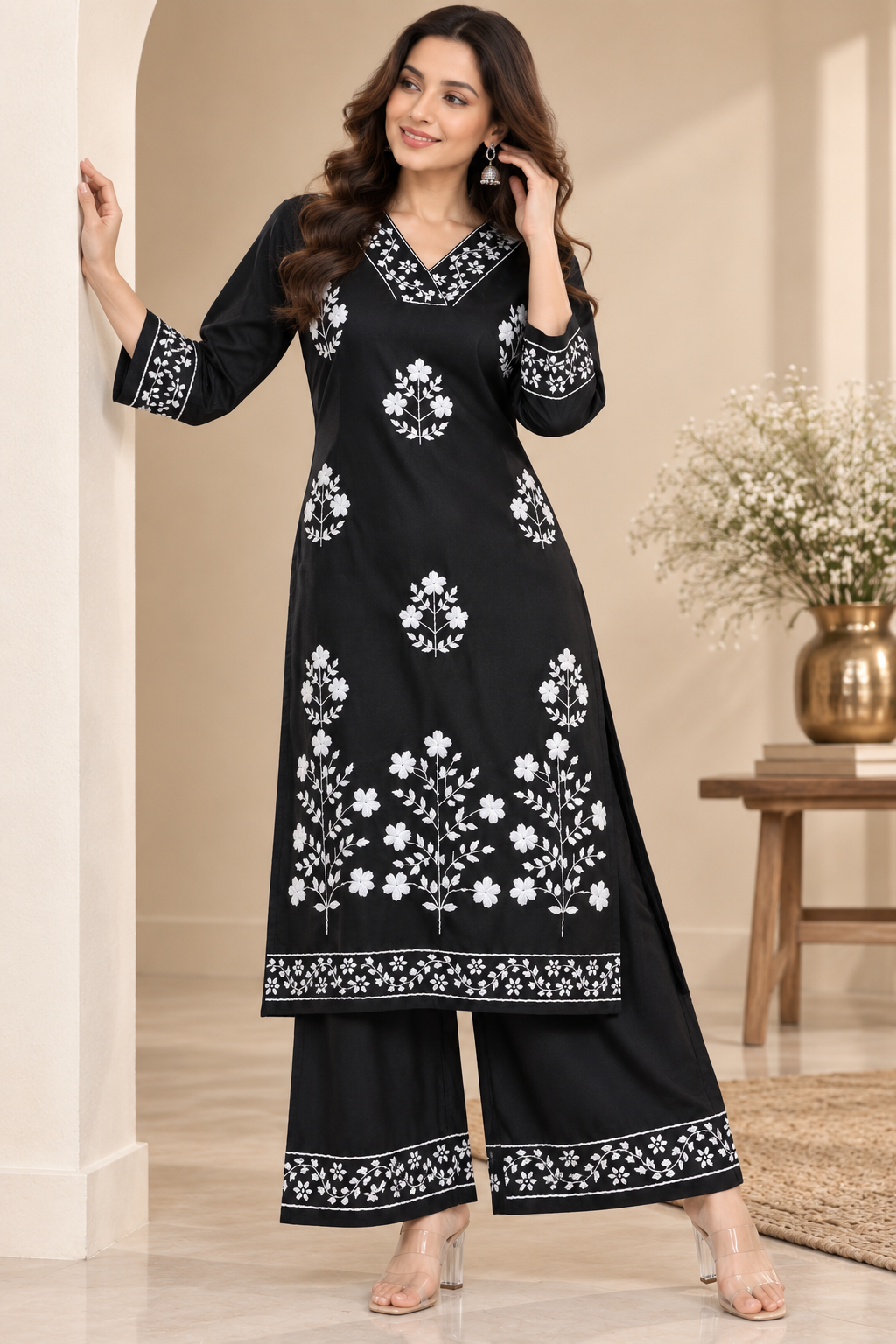 Orchid Bloom Kurta Set