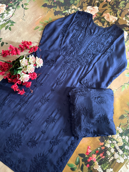 Nazakat Authentic Lucknowi Kurta Set