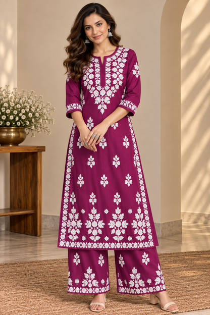 Tulip Bloom Kurta Set