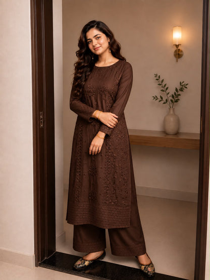 Nazakat Raha 02 Authentic Lucknowi Kurta Set