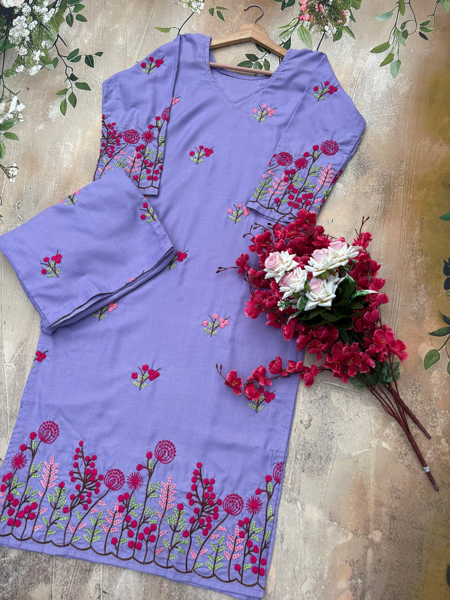 Noor rangin Kurta Set