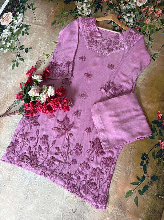 Ada 19 Gulabi Dhaga Kurta Set
