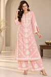 Lavender Bloom Kurta Set