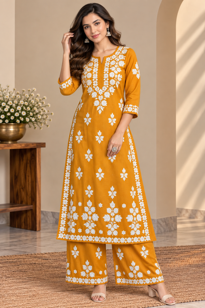Tulip Bloom Kurta Set