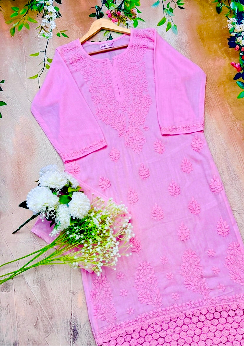 Gulabi Dhaga's Riwaayat Chikankari Kurta Set 5