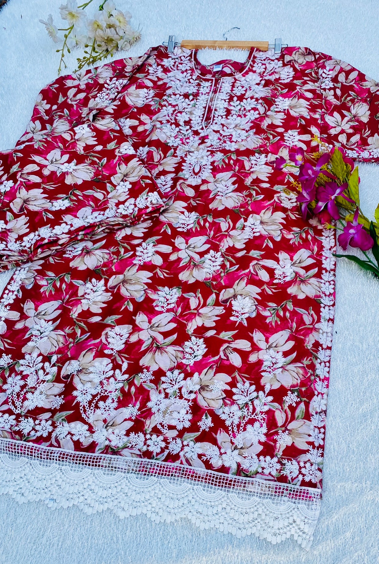 Tiya 2 Lucknowi kurta Palazzo Set