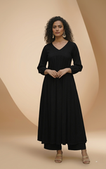 Black Ruhaniyat  Kurta Set