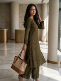 Mehndi Green- Paisley Design