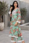 GD Raahi Gulabi Dhaga Kurta Set-Mint Green